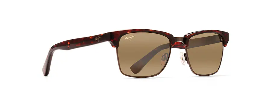 Maui Jim KAWIKA Tortoise with Antique Gold-HCL® Bronze Lens Polarized Classic Sunglasses