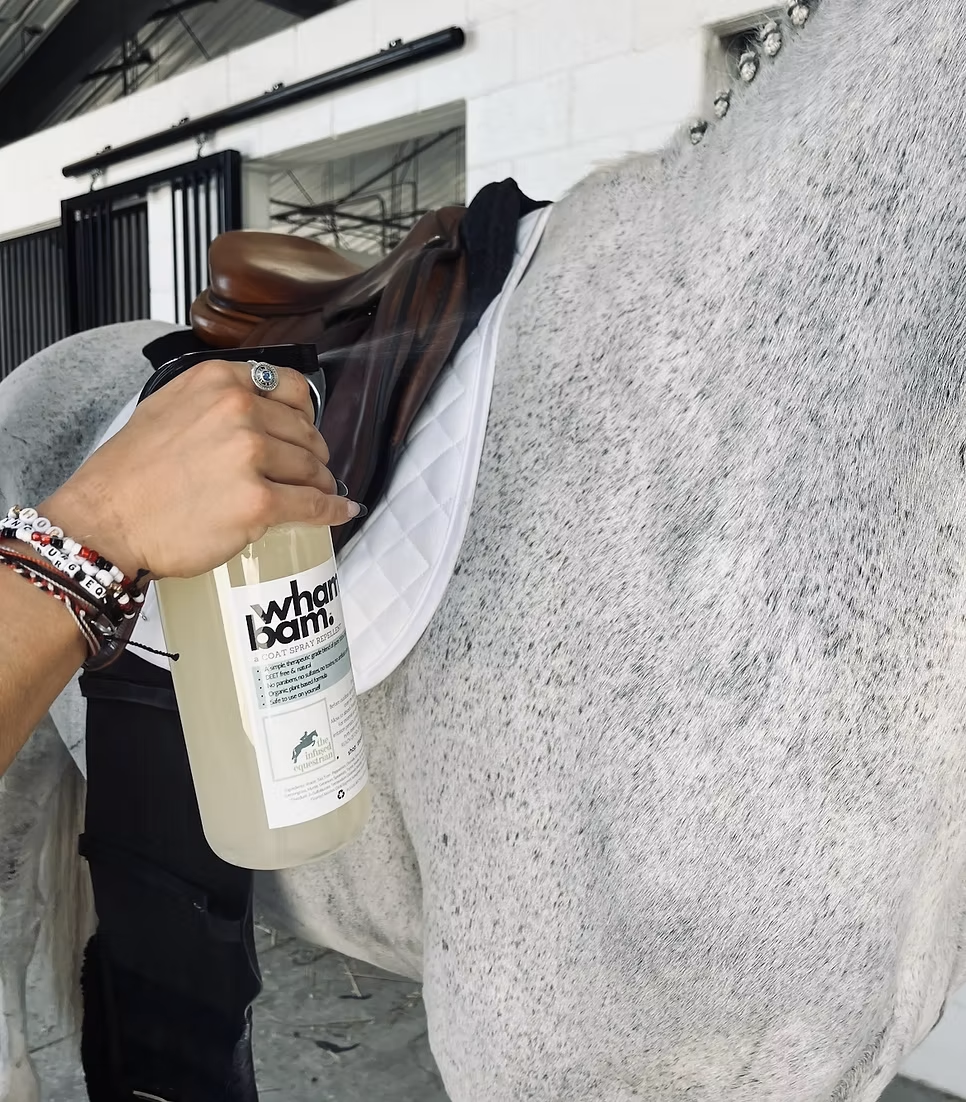 The Infused Equestrian Wham Bam. A Coat Spray Repellent