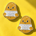 Load image into Gallery viewer, Positive Potato Number Pin Charms by Dubois Cheval
