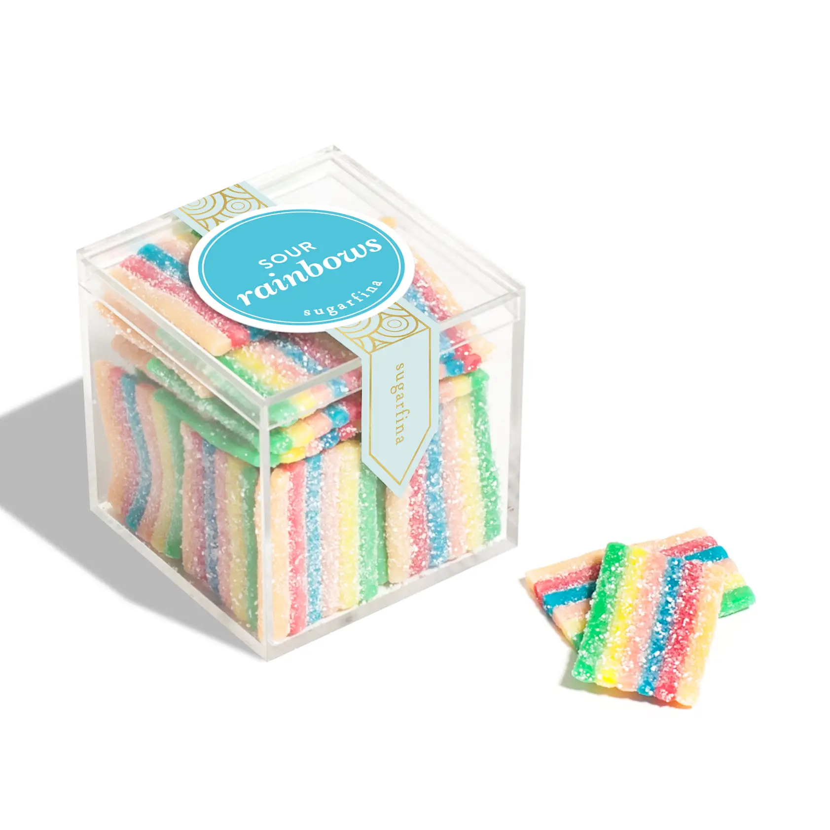 Sugarfina Sour Rainbow Belts - Small Cube