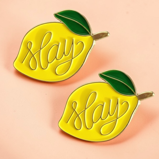 Slay Lemonade Number Pin Charms by Dubois Cheval