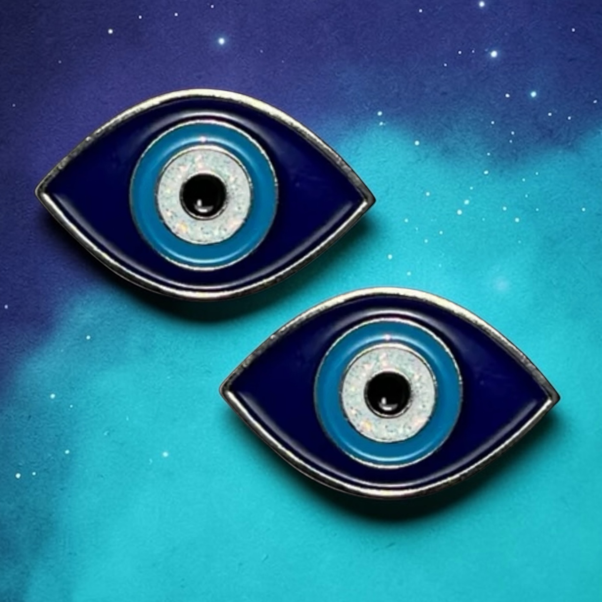 Evil Eye Number Pin Charms by Dubois Cheval