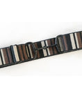 Load image into Gallery viewer, Ellany Elastic Belt Snaffle Bit Buckle 1.5" Black & Brown Black
