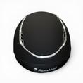 Load image into Gallery viewer, Miss Shadowmatt 2.0 Chrome Blazon and 300 Swarovski Chrome Crystal Trim - Custom Helmet
