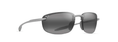 Load image into Gallery viewer, Maui Jim HO'OKIPA ULTRA Metal Matte Silver-Neutral Grey Lens Polarized Rimless Sunglasses
