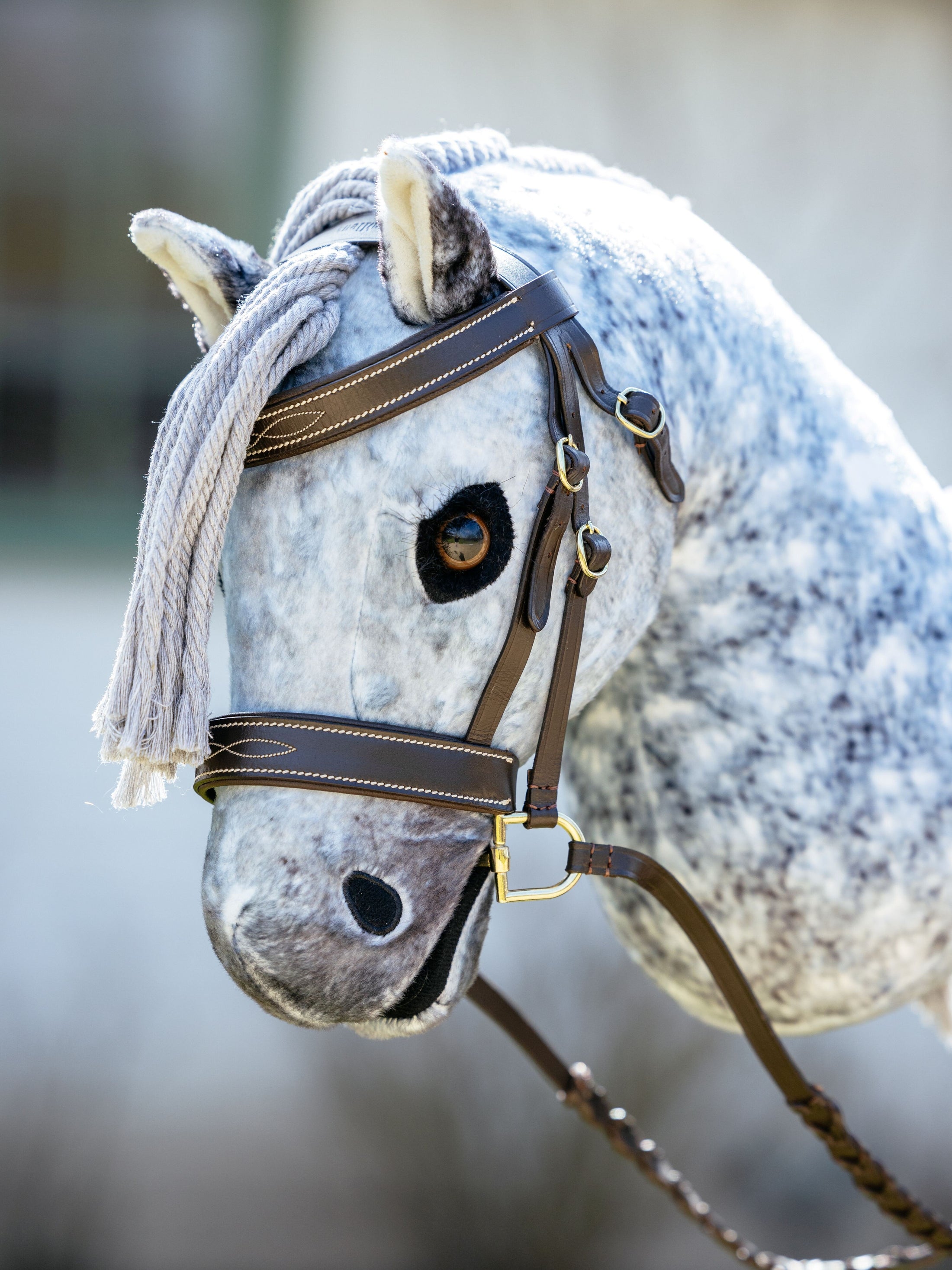 LeMieux® Hobby Horse Hunter Bridle-Brown