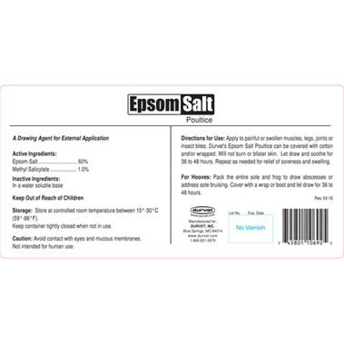 Epsom Salt Poultice for Horses 20oz