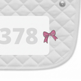 Load image into Gallery viewer, Pink Bows Number Pin Charms by Dubois Cheval
