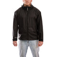 Load image into Gallery viewer, StormFlex Rain Jacket with Hood Black
