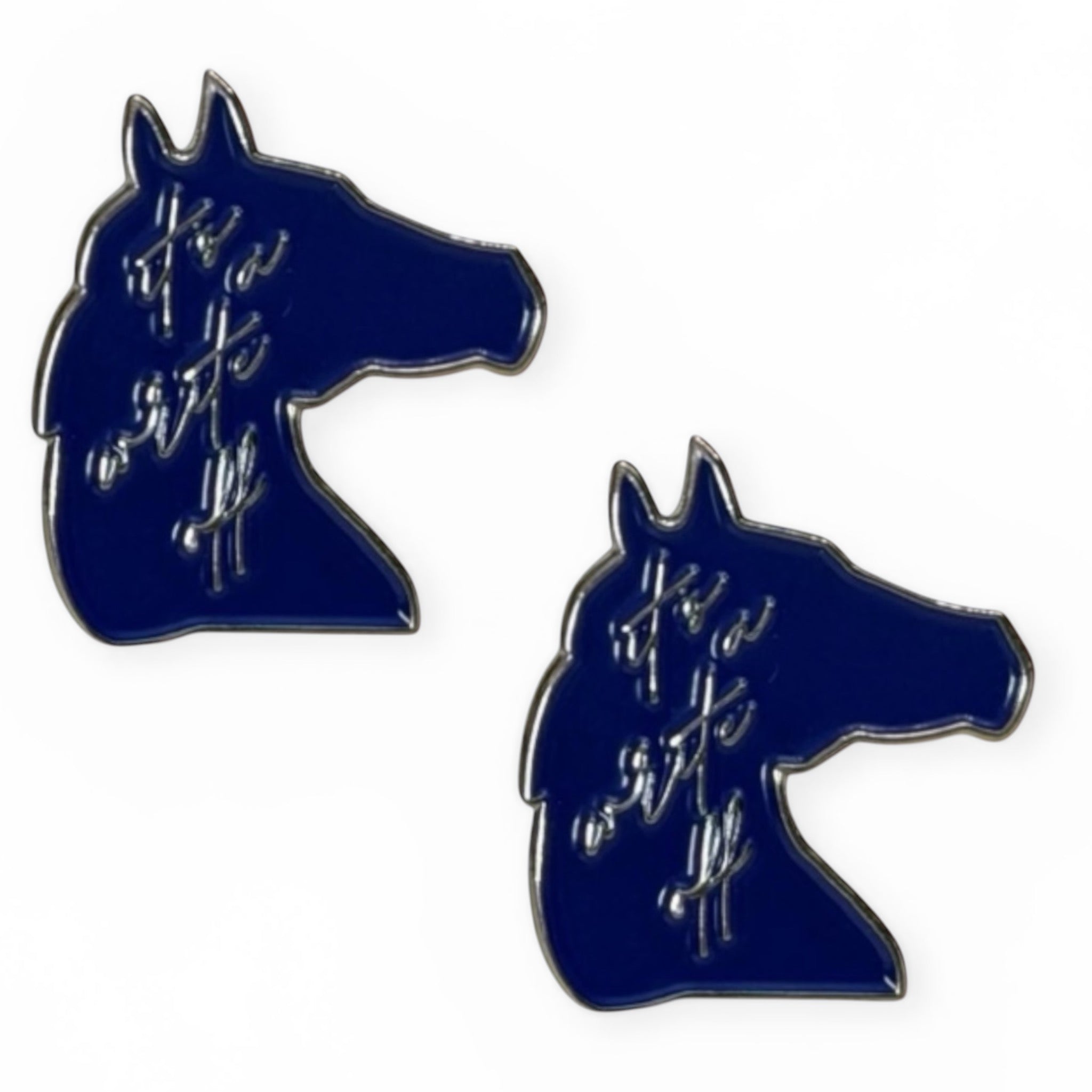 "It's a Write Off" Number Pin Charms by Dubois Cheval