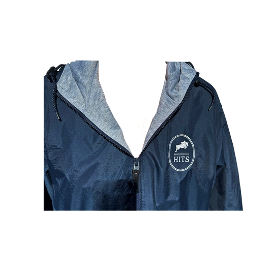 HITS Unisex Embroidered Hooded Rain Jacket