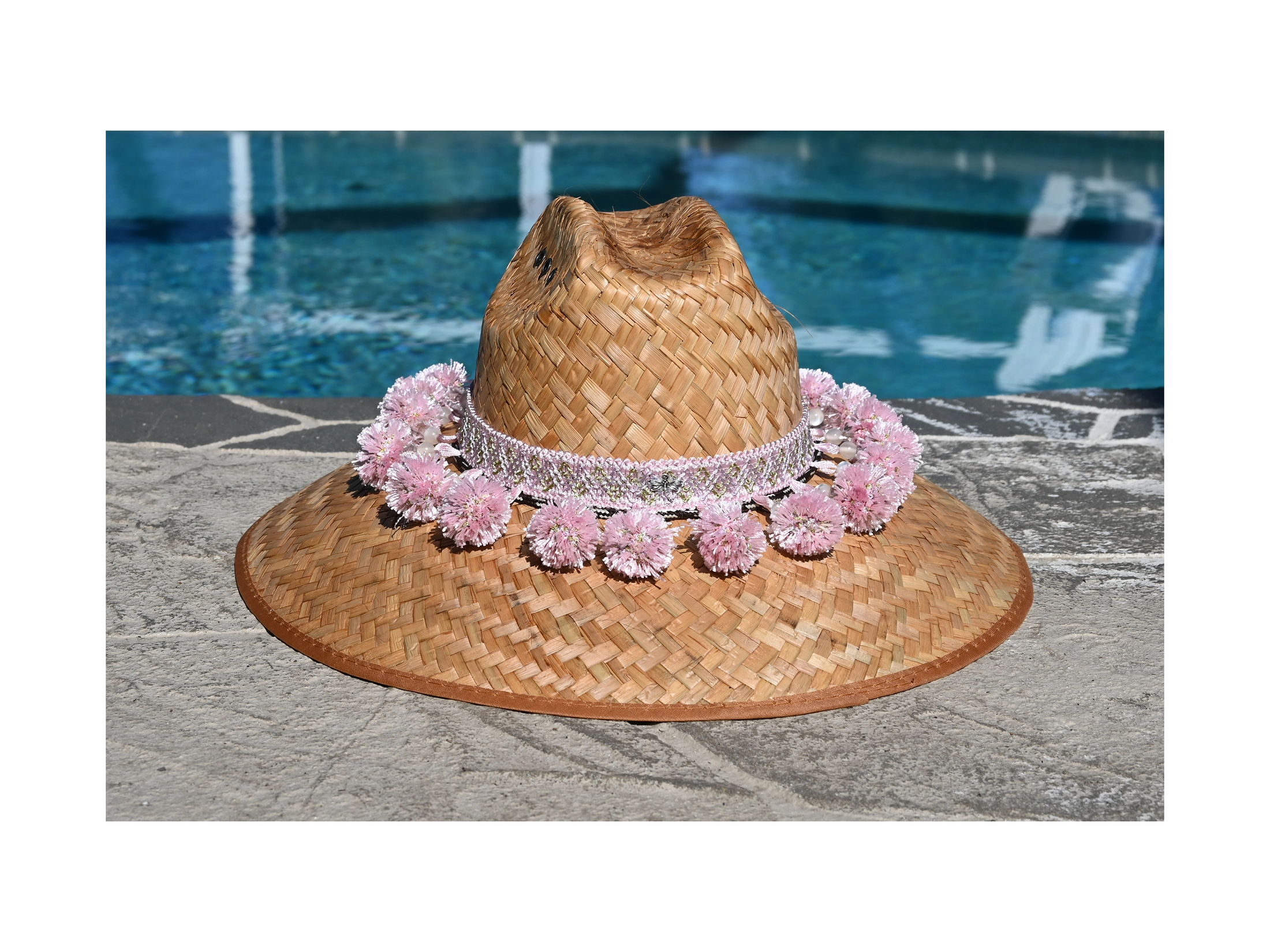 Dragonfly Designs Sunhats Pom Poms