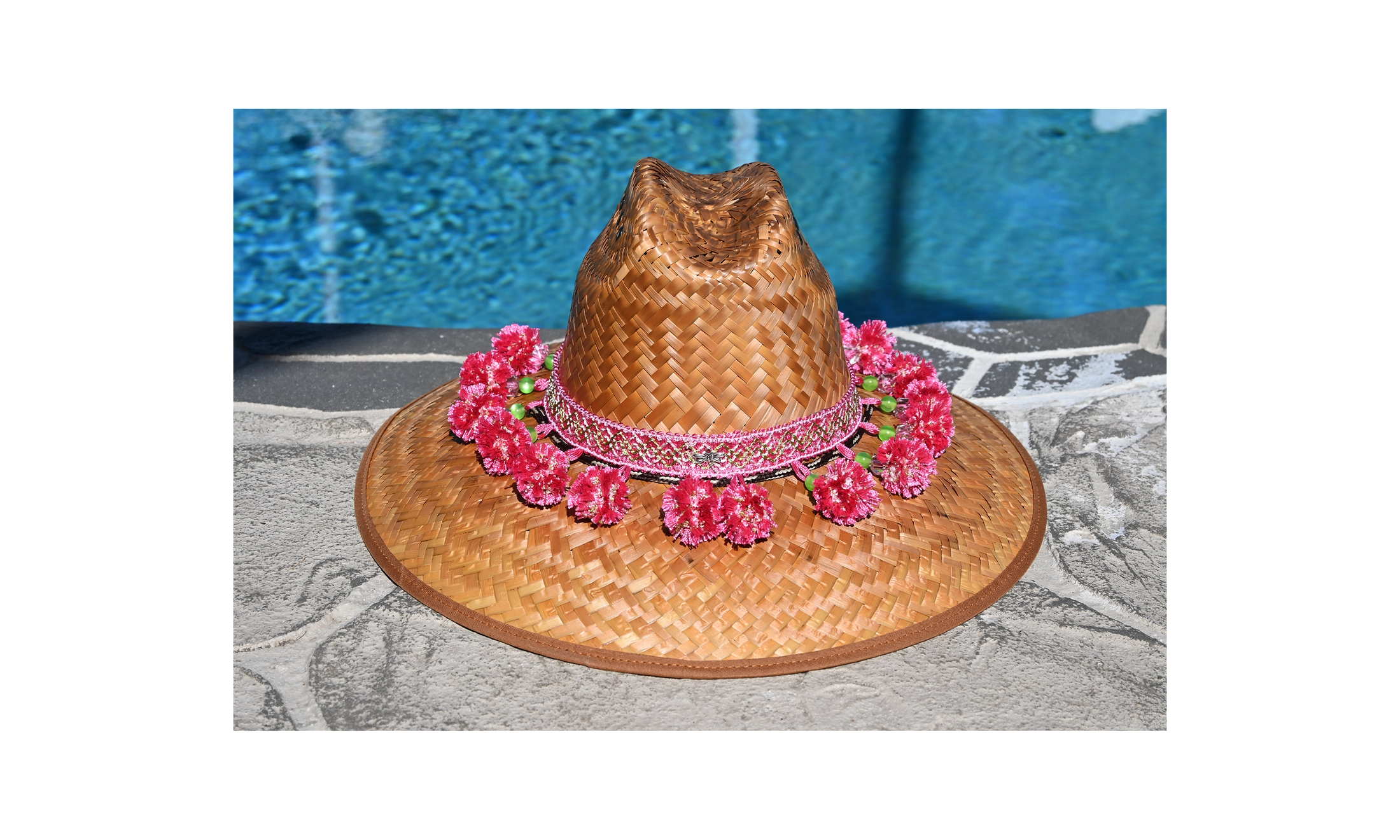 Dragonfly Designs Sunhats Pom Poms