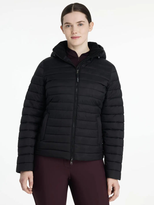 LeMieux® Rose Hooded Puffer Jacket