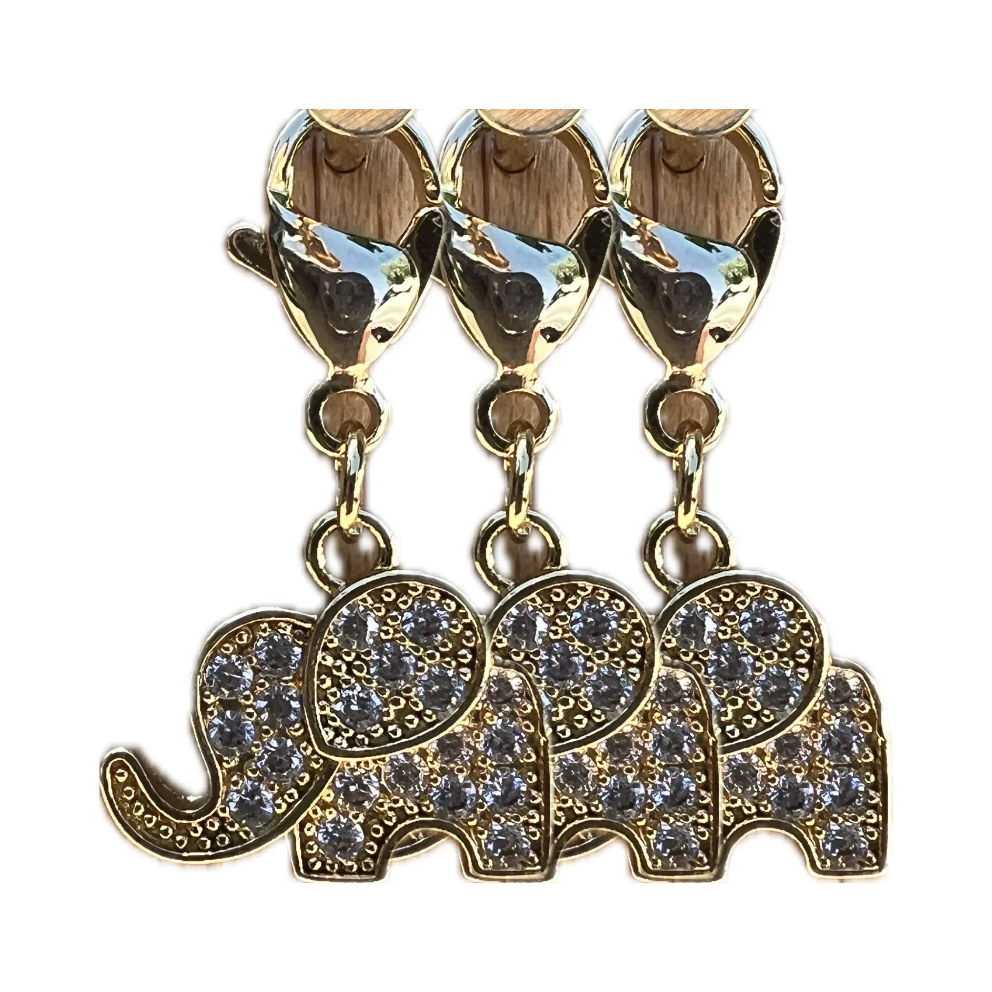 Dubois Cheval Braid Charm - Gold Elephant