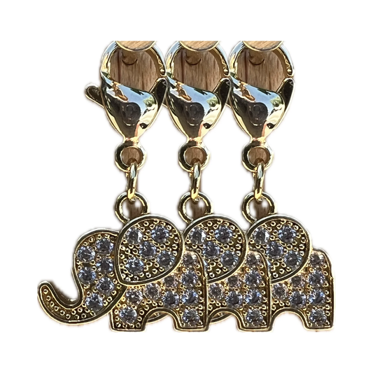 Dubois Cheval Braid Charm - Gold Elephant