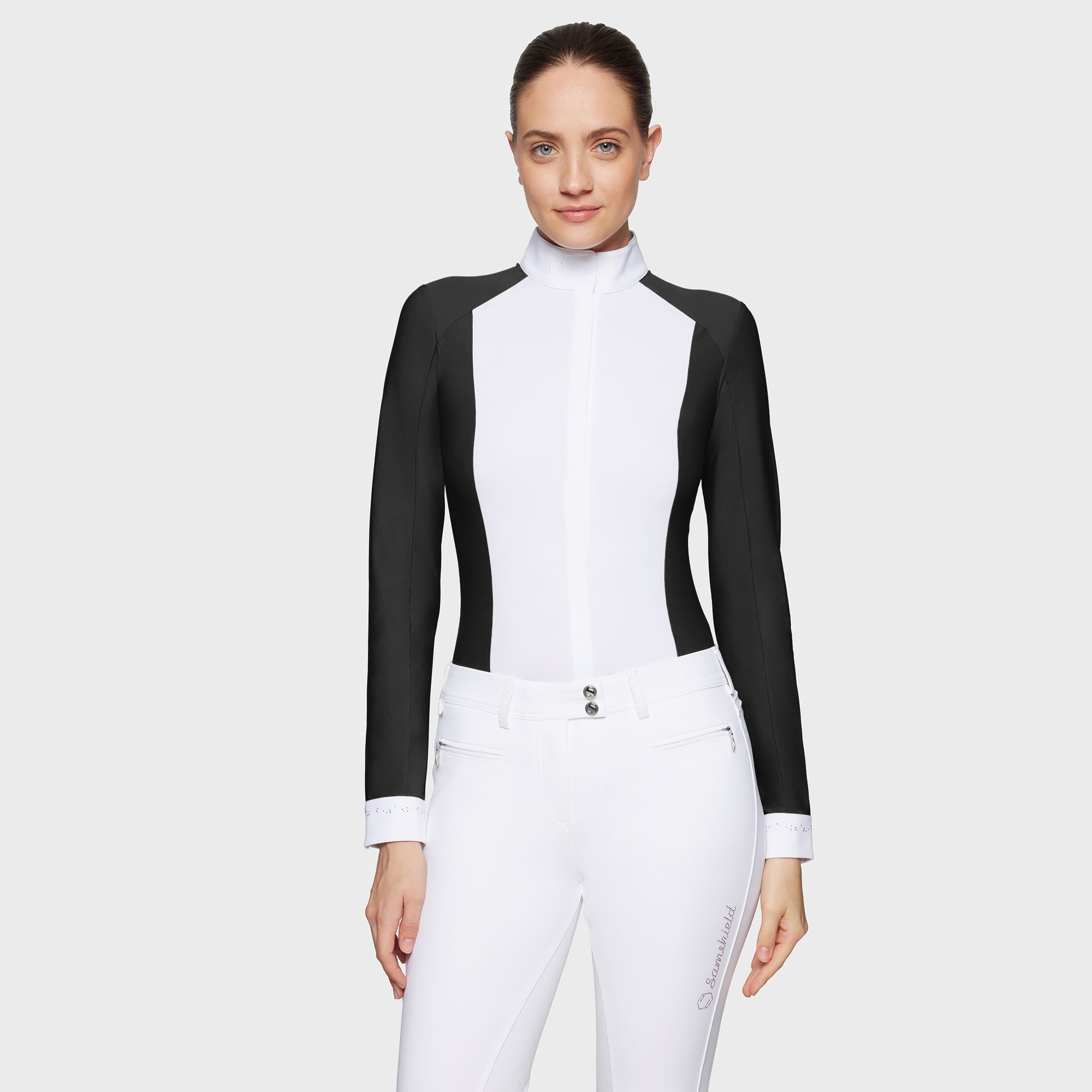 Samshield® Women's Lucia Sport Two-Tone Ladies Long Sleeve Show Shirt FW25 - Two‑Tone, Technical, Elegant