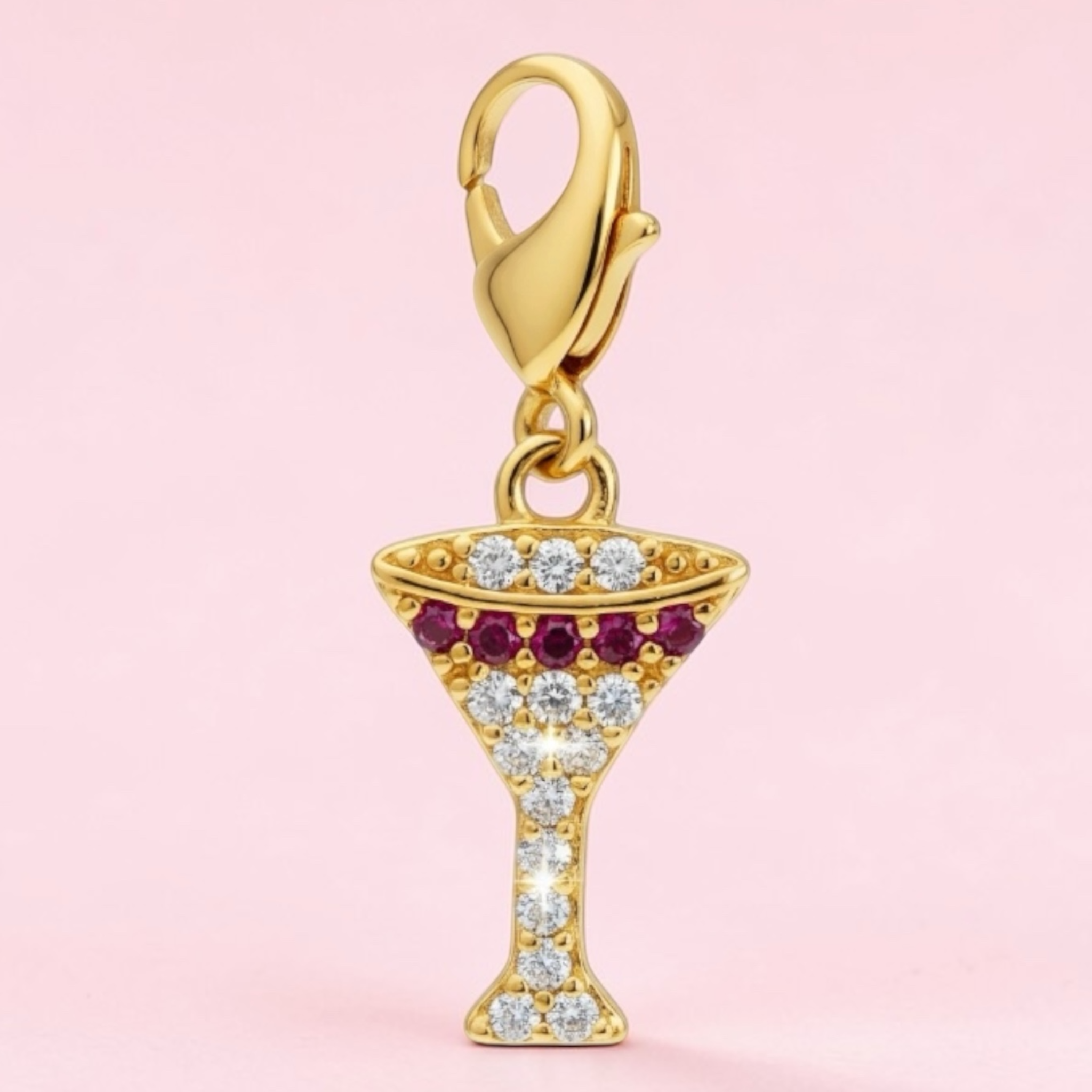 Sparkly Martini Braid Charm by Dubois Cheval