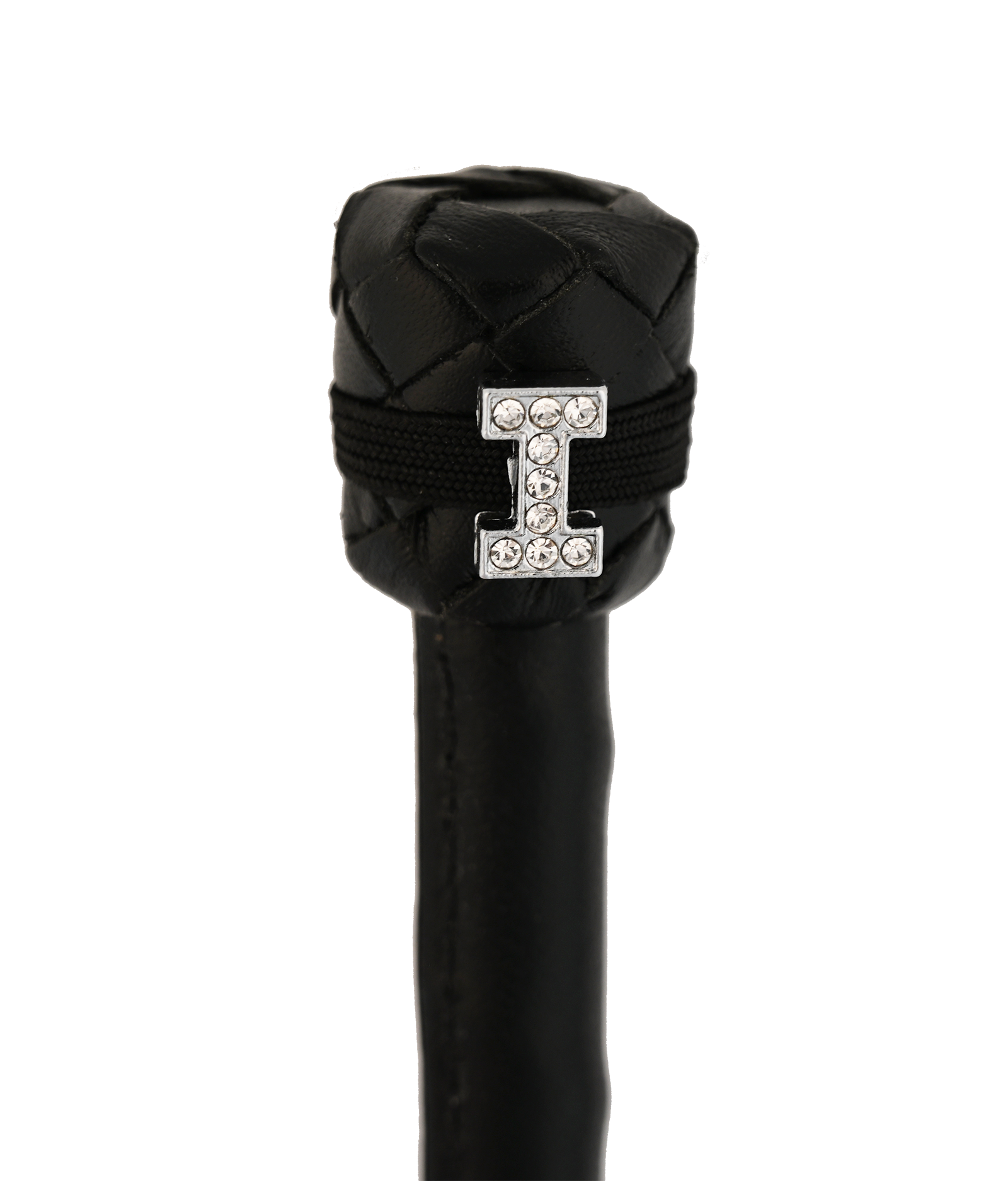 Dubois Cheval Crop Charm - Pave Crystal Silver Letter