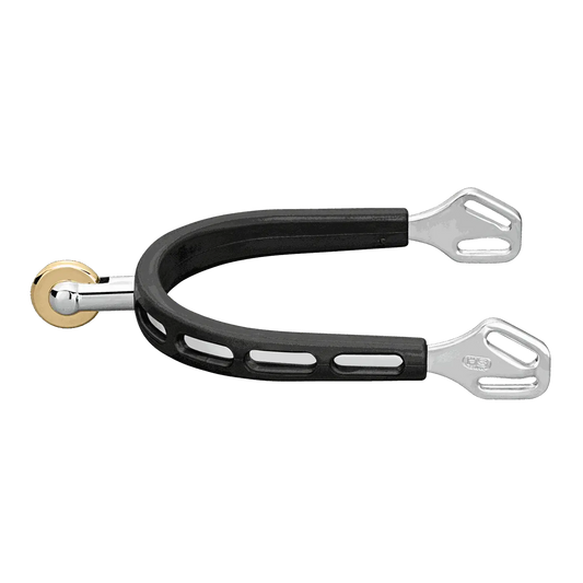Herm Sprenger Ultra Fit Extra Grip Spurs With Balkenhol Fastening - Stainless Steel