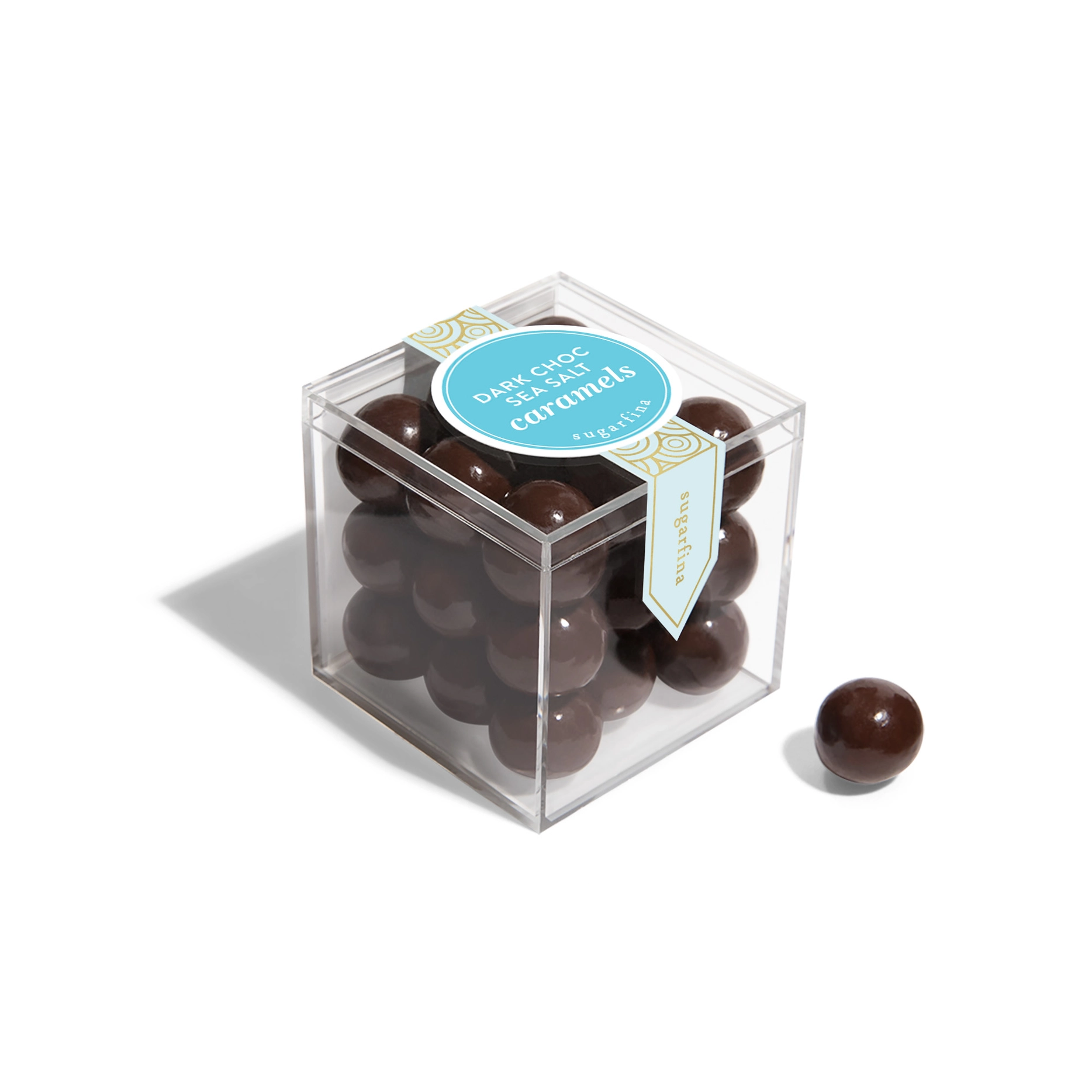 Sugarfina Dark Chocolate Sea Salt Caramels - Small Cube