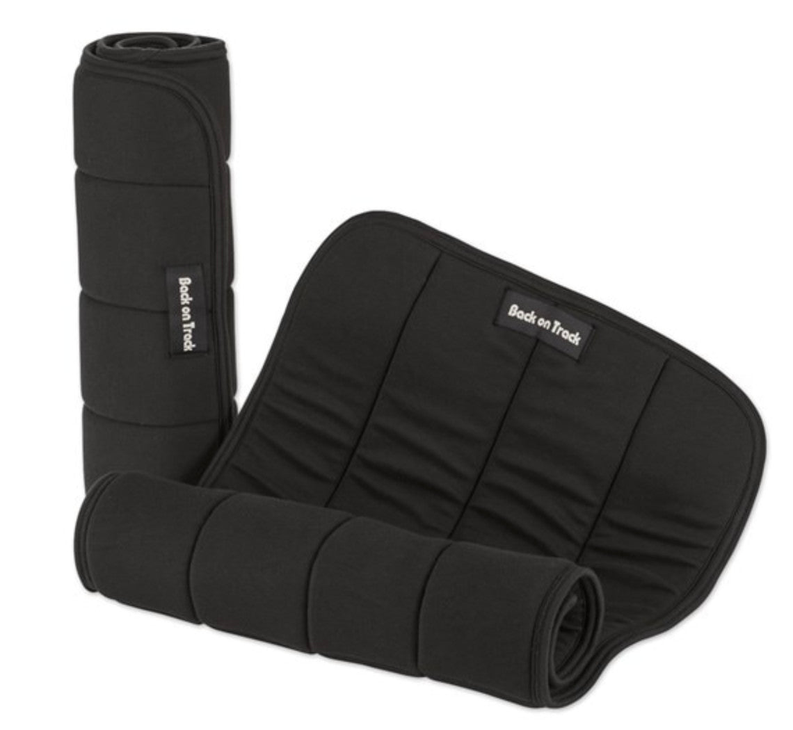 Back on Track® Therapeutic No Bow Wraps Black