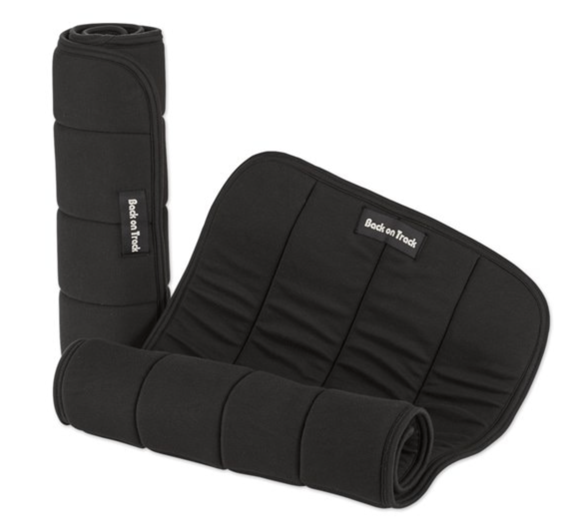 Back on Track® Therapeutic No Bow Wraps Black