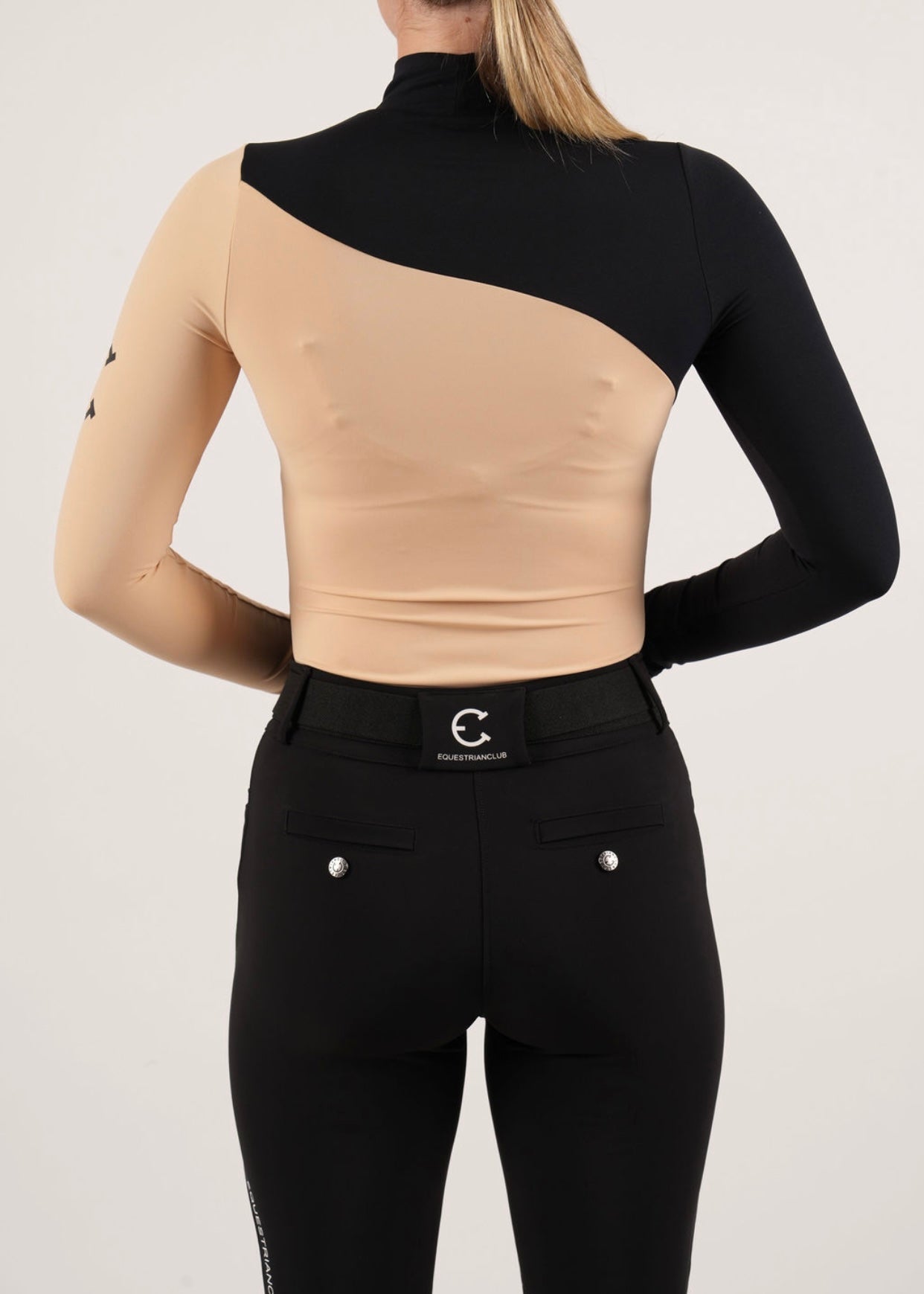 Equestrian Club Bella Mockneq Long Sleeve Riding Shirt