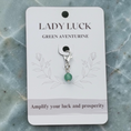 Load image into Gallery viewer, Green Aventurine Lady Luck Charm by Dubois Cheval
