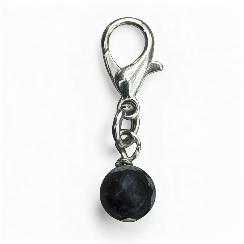 Snowflake Obsidian Protection Charm by Dubois Cheval