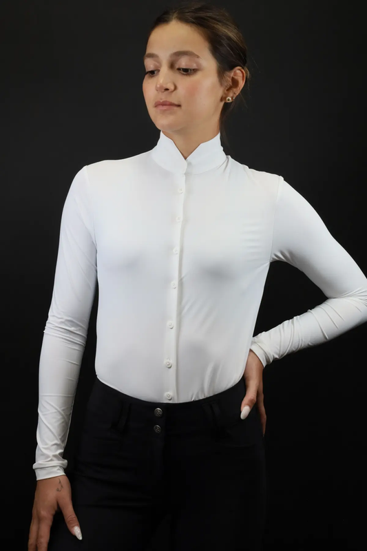 Kismet "Libby" Women's Long Sleeve Show Shirt Full Length Buttons