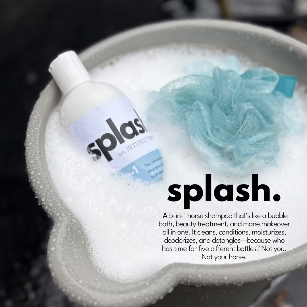 The Infused Equestrian Splash. An Intensifying Shampoo