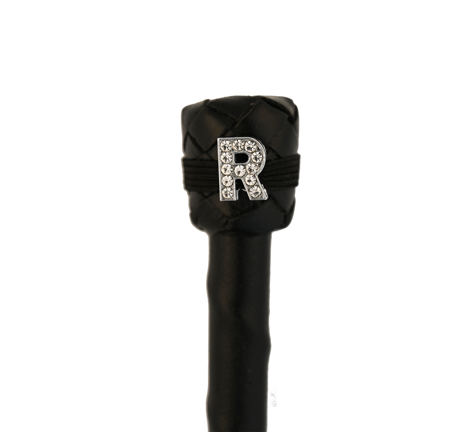 Dubois Cheval Crop Charm - Pave Crystal Silver Letter