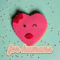 Load image into Gallery viewer, Sassy Heart – Sprinkles & Sparkles Single Sugar Cookie for Humans
