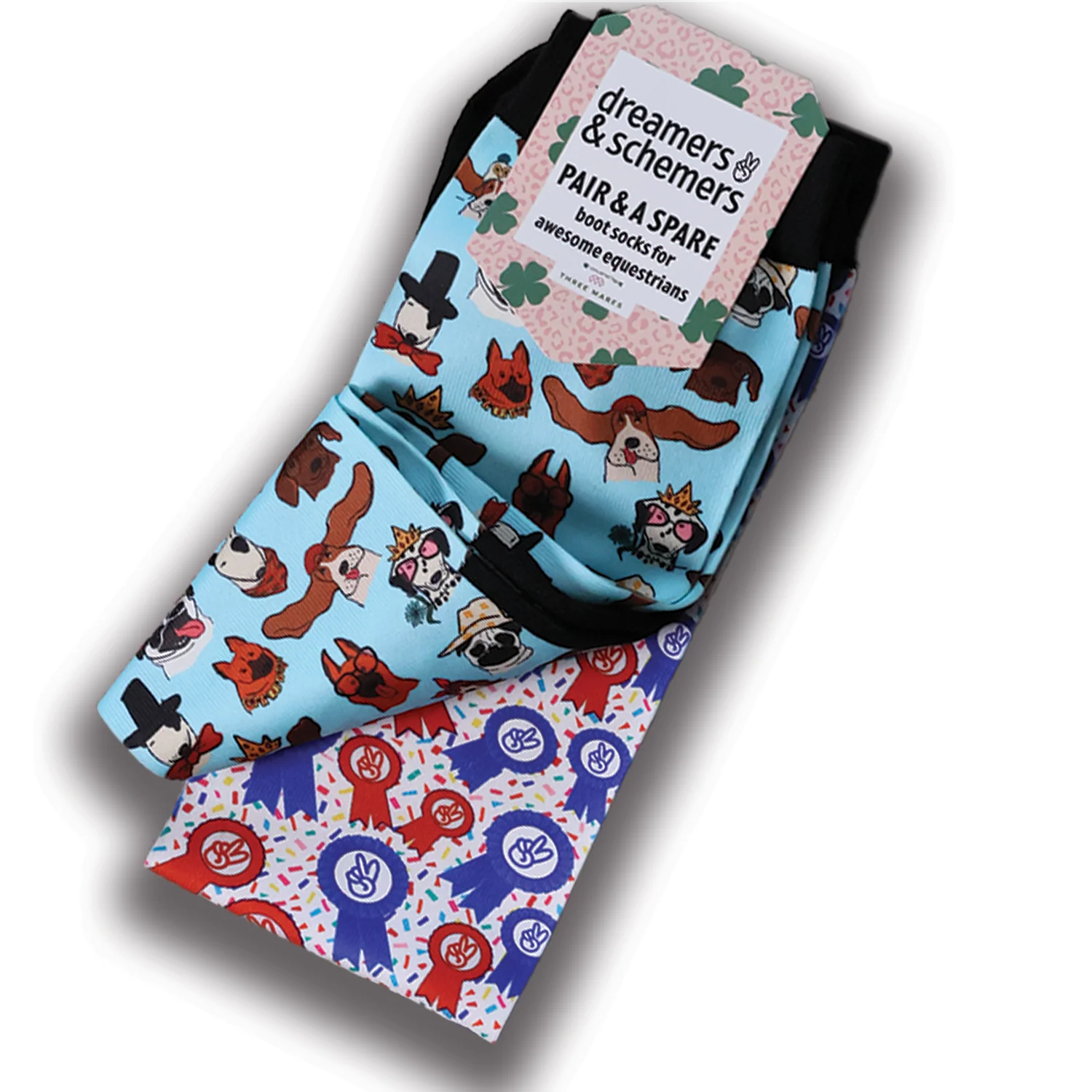 Can I Pet That Dog - Dreamers & Schemers Pair & A Spare Socks