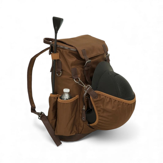 Grand Prix Deluxe Backpack-Brown