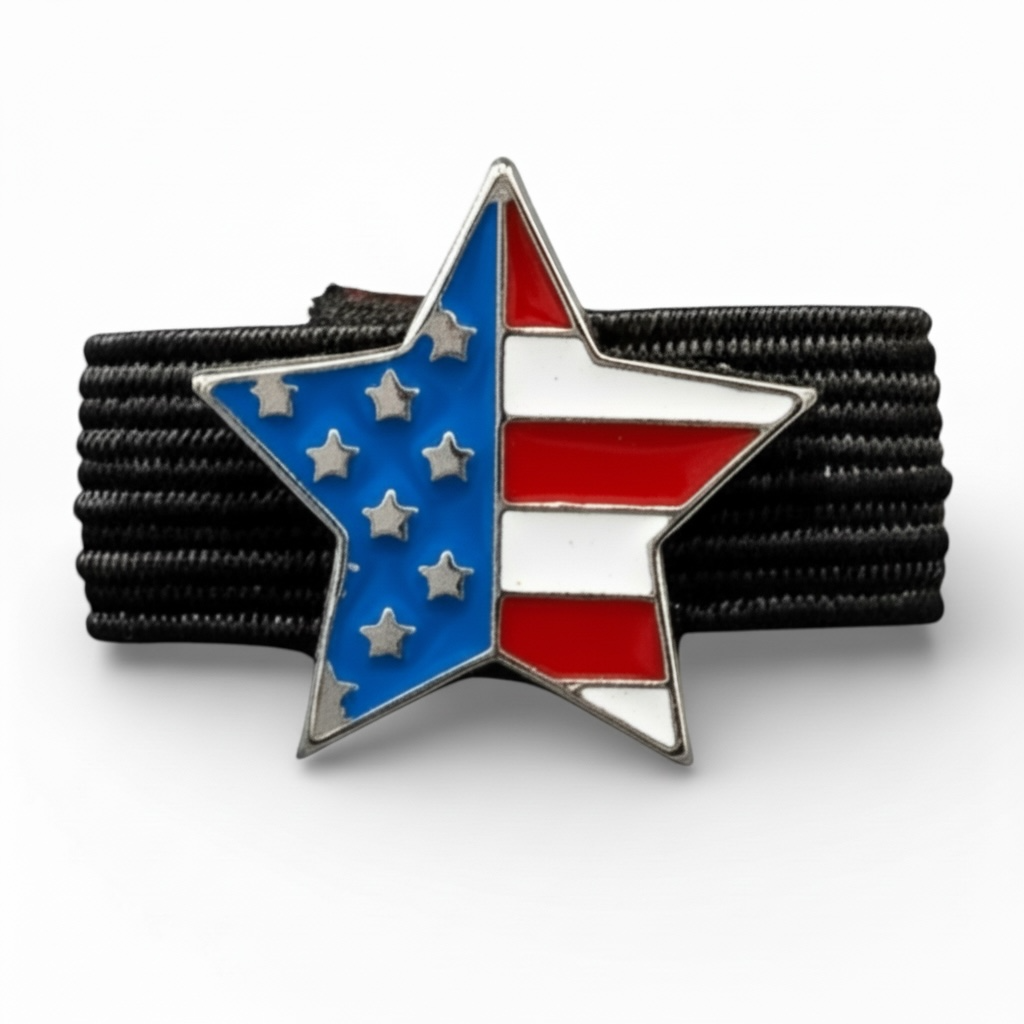 American Flag Star - Dubois Cheval Crop Charm