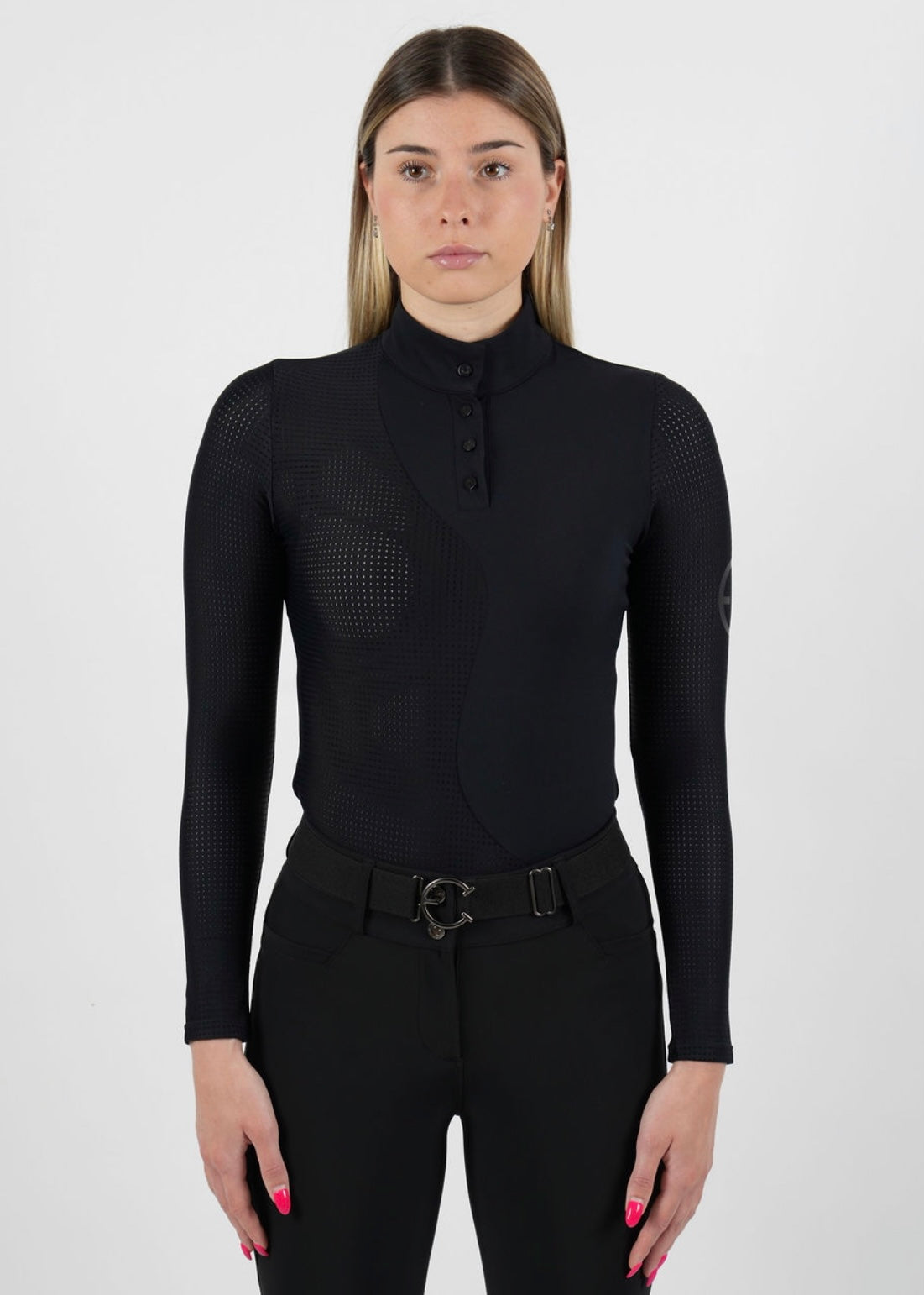 Equestrian Club LENNA Blaq Long Sleeve Ladies Schooling Shirt