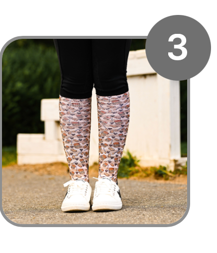 Dreamers & Schemers NUTS ABOUT YOU Pair & A Spare Boot Socks