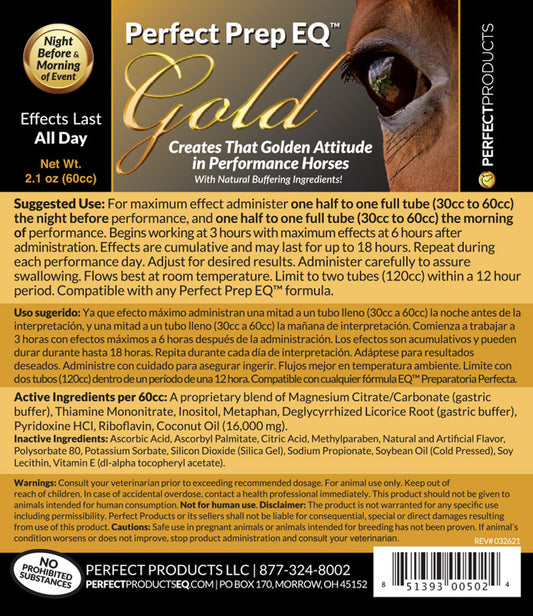 Perfect Prep EQ™ Gold Calming Paste 60cc