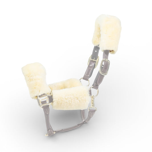 Kentucky Horsewear Sheepskin Halter Set Of 4