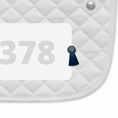 Load image into Gallery viewer, Blue Ribbon Number Pin Charms by Dubois Cheval
