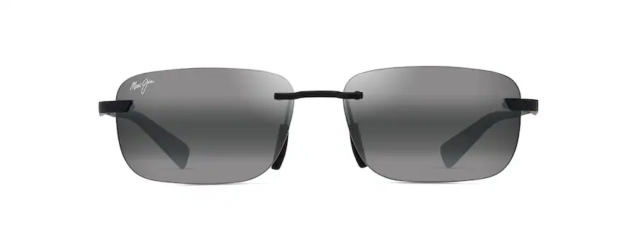 Maui Jim LANAKILA Grey Matte Black with Grey Sunglasses