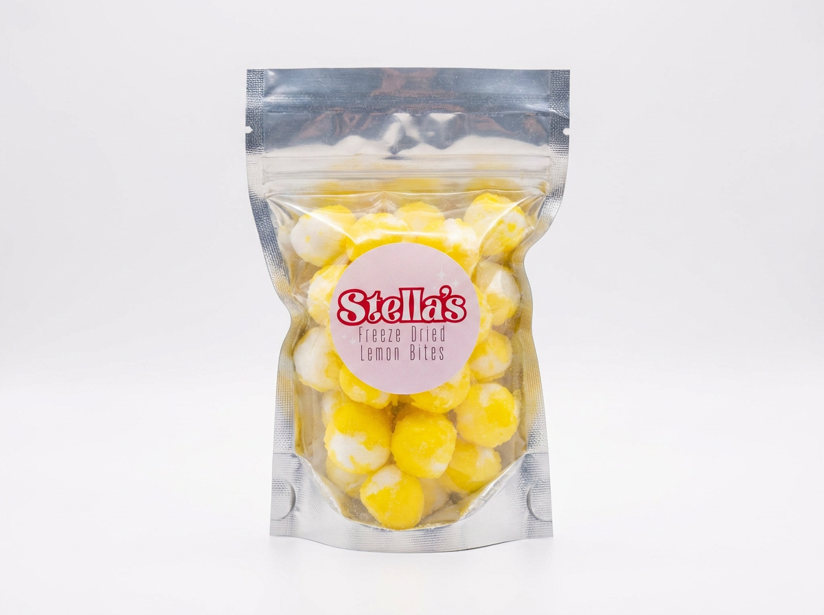 Stella's Freeze Dried Candy - Lemon Bites (Lemon Heads)