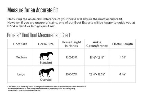 EquiFit® Prolete™ Hind Boots with Elastic Straps & Extended Liner