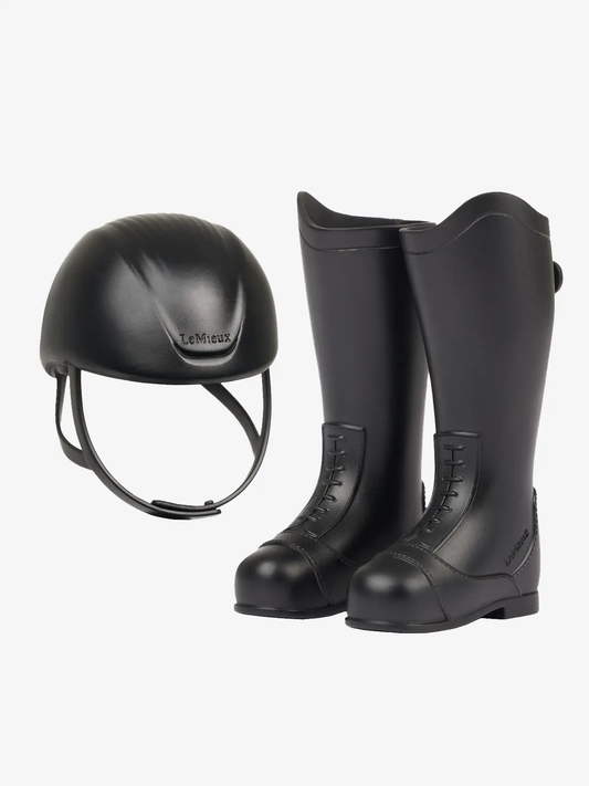 LeMieux® Toy Rider Boots & Helmet - Black