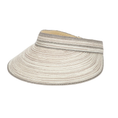 Load image into Gallery viewer, San Diego Hat Company Women's Mixed Braid Visor with Velcro Strap
