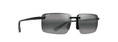 Load image into Gallery viewer, Maui Jim LAULIMA Matte Black-Neutral Grey Lens Polarized Rimless Sunglasses
