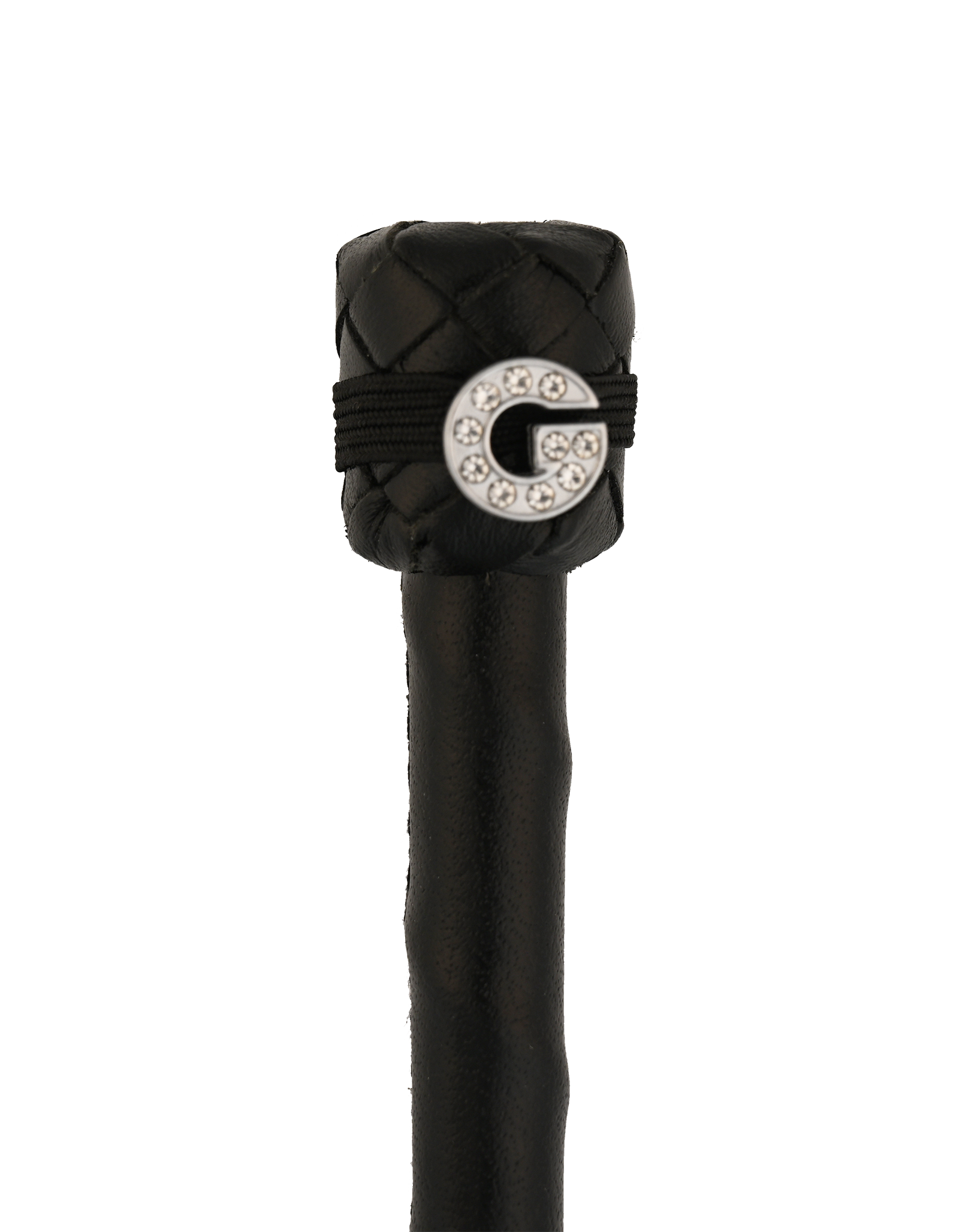 Dubois Cheval Crop Charm - Pave Crystal Silver Letter