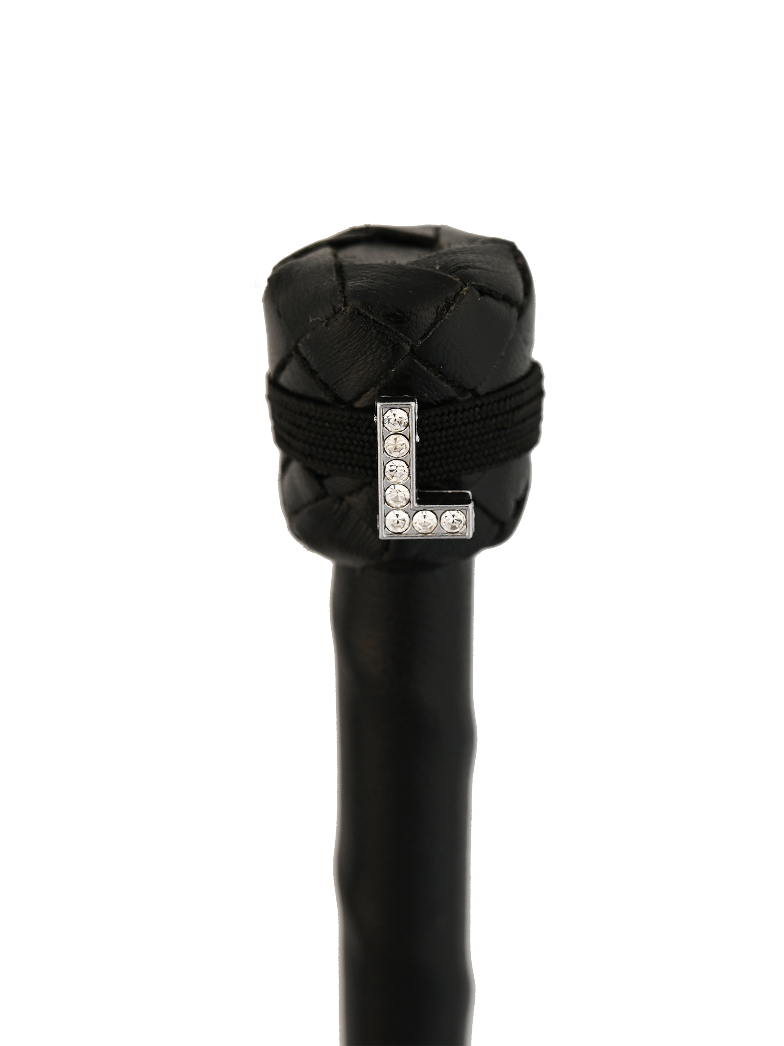 Dubois Cheval Crop Charm - Pave Crystal Silver Letter